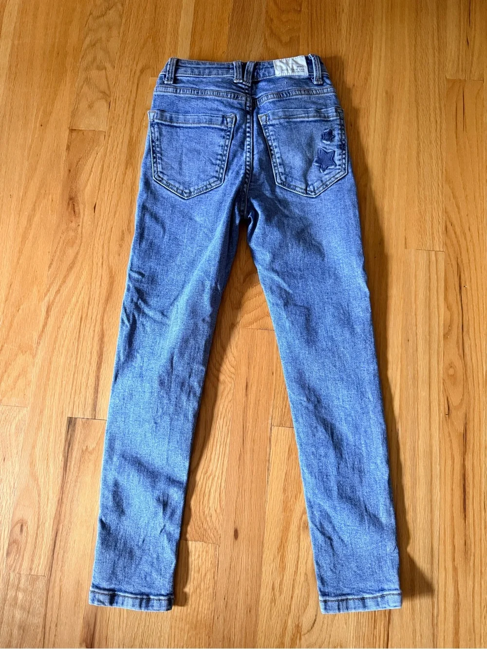 Girls Mango Slim Fit Blue Jeans